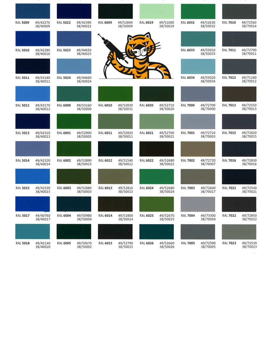 Drylok Extreme Color Chart